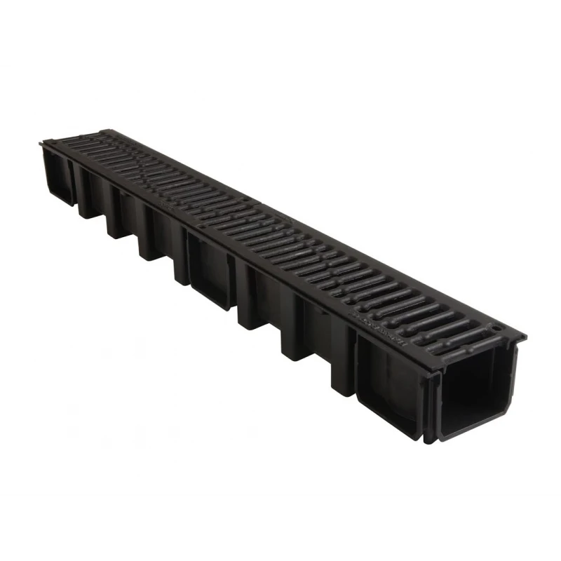 Unidrain AfvoerGoot En Kunststof Rooster 1000mm X 115mm 1 Unidrain AfvoerGoot En Kunststof Rooster 1000mm X 115mm