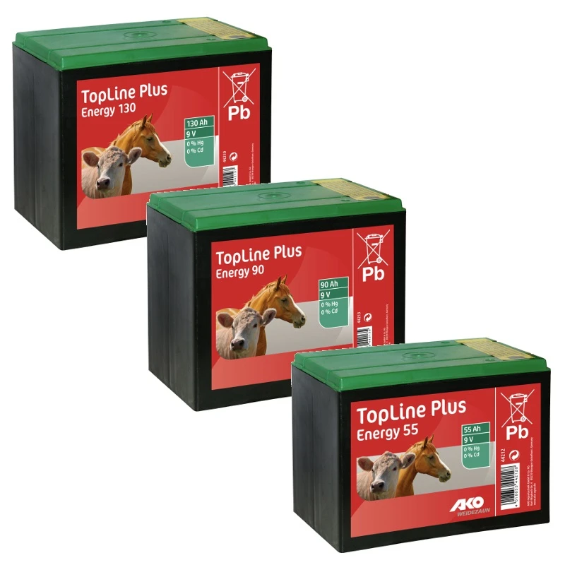 AKO Topline Plus Batterij 9V 55Ah 1 AKO Topline Plus Batterij 9V 55Ah