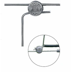 Gallagher Draadklem Rond 100 Stuks